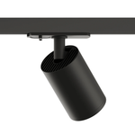 Однофазный трековый светильник Vaes GUN GU10, чёрный