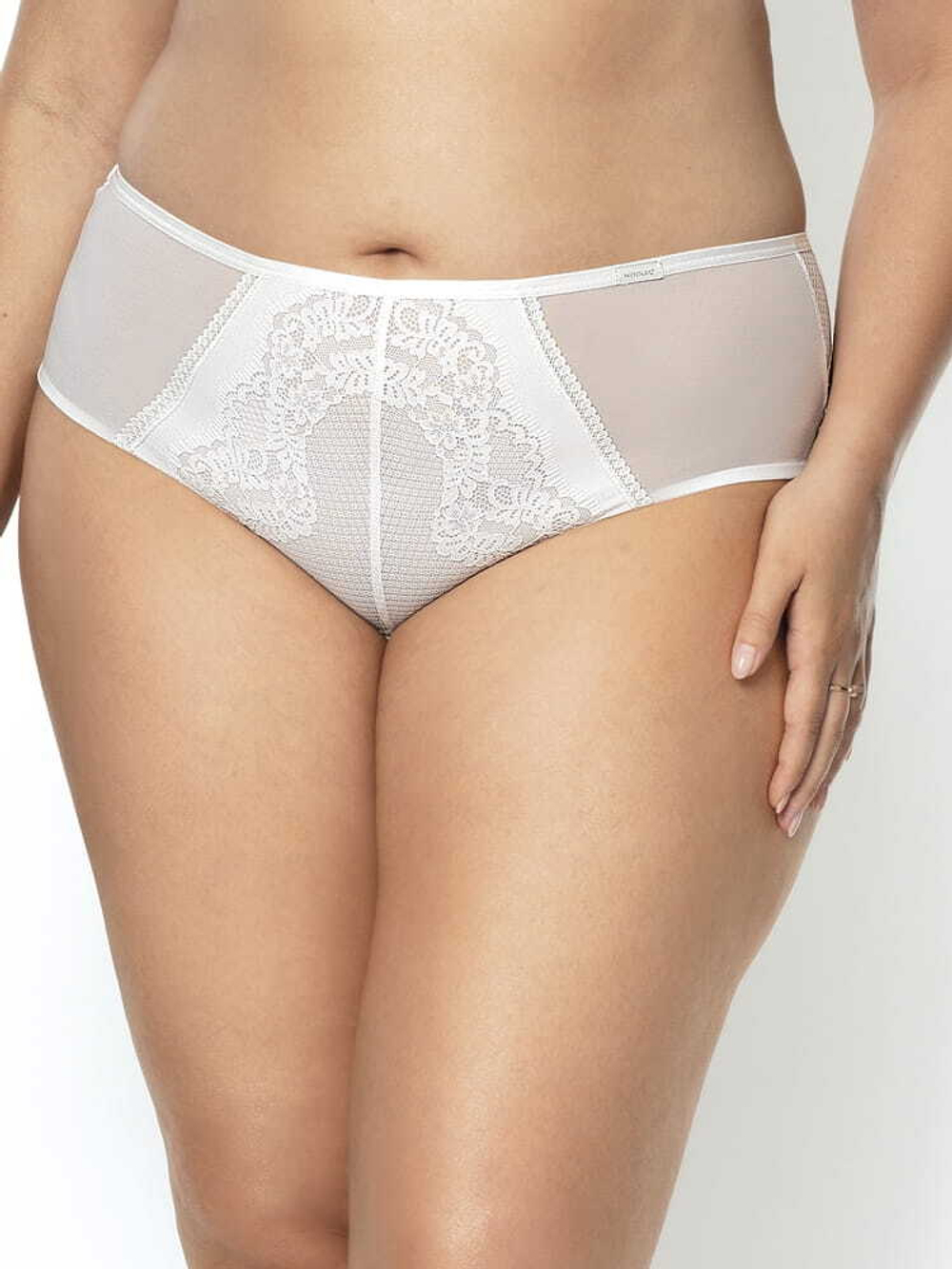 Трусики-слип с высокой линией талии Casilda (Размер: M) (Цвет: молочный)