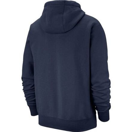 Куртка теннисная Nike Sportswear Club Hoodie PO BB - midnight navy/midnight navy/white