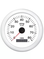 Тахометр аналоговый со счетчиком моточасов