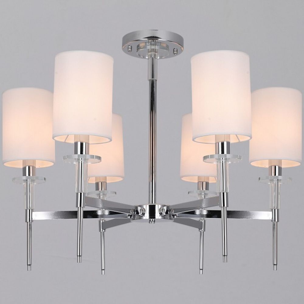 Люстра на штанге ILLUMICO  IL1382-6CPA-29 CR Romei