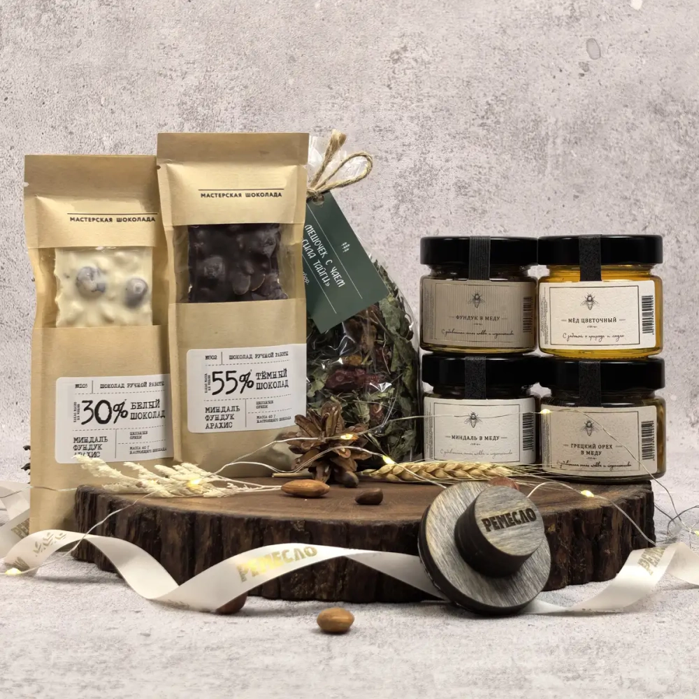 Подарочный набор большой "Мёд и Шоколад"