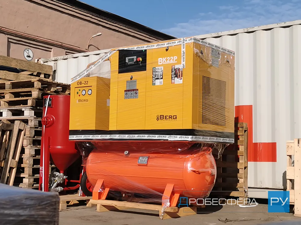 Винтовой компрессор Berg ВК-22PO-16-500-IP54