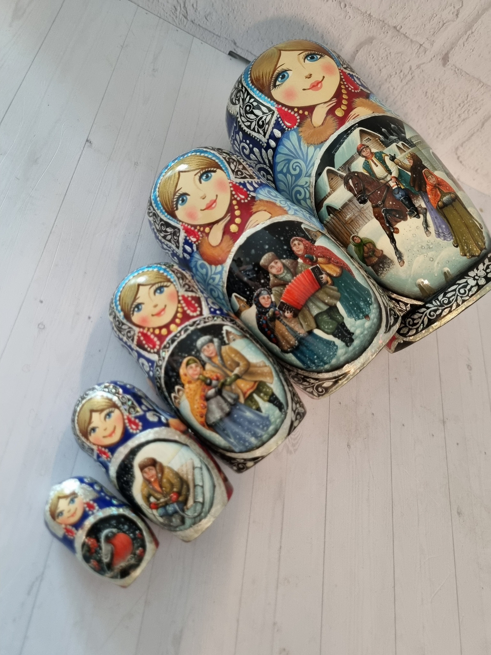 Машрешка 18см "Зима" 5 мест