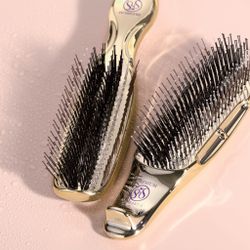 S-HEART-S Расческа Scalp Brush PREMIUM (золото с короткой ручкой)
