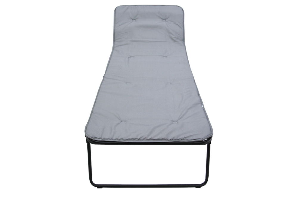 Кровать раскладная Надин п/мягкая лист 10мм арт.С408/71 (цвет ткани серый рис.без рисунка (1 шт. в уп.)