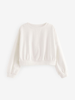 Толстовка для девочки Next K88-348, Молочный