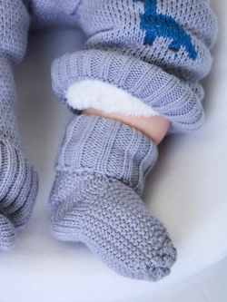 Конверт на выписку для новорожденных утепленный мехом