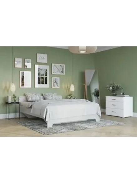 Кровать двухспальная 1,6 Victor + Осн.Гибкое 1,6х2м