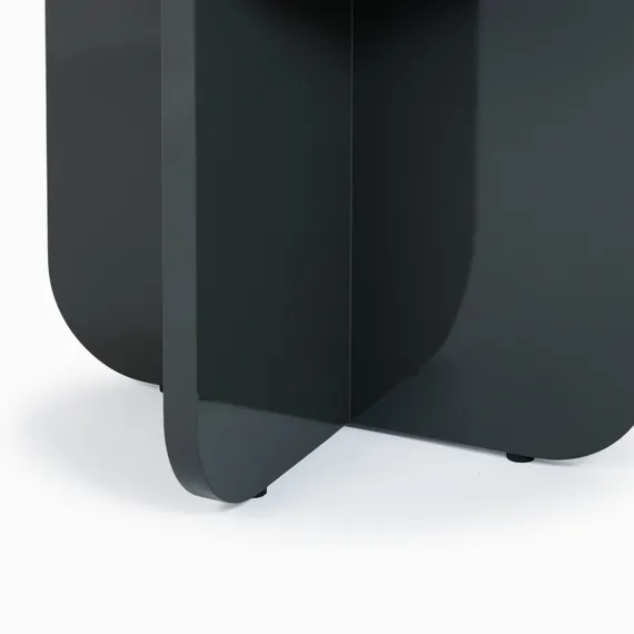 Кофейный стол Petra Ø50х45 см, зеленый глянец