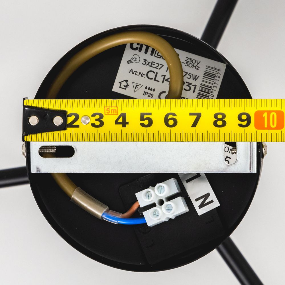 Citilux Стивен CL141231 Люстра потолочная Чёрная