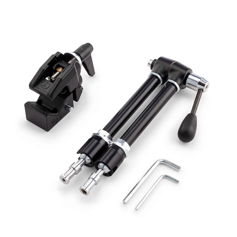 Кронштейн шарнирный Manfrotto 143R Magic Arm с зажимом Super Clamp