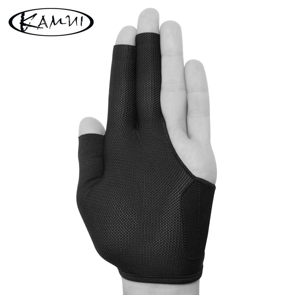 Перчатка для бильярда "Kamui QuickDry Short" черная правая M