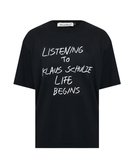 UNDERCOVER ФУТБОЛКА ЧЕРНАЯ KLAUS SCHULZE