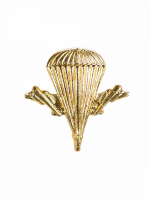 Эмблема петличная ВДВ золотая пластик на закрутке