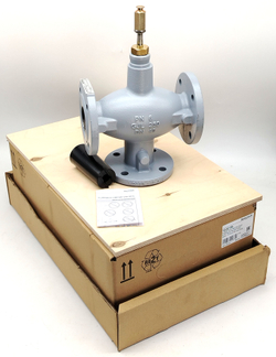 Клапан седельный трёхходовой фланцевый Honeywell V5329C1059 DN40 PN6 Kvs25 чугун