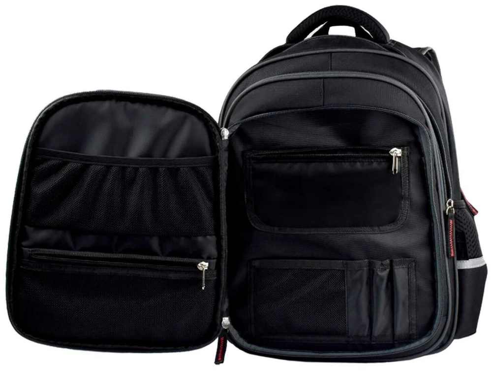 Школьный рюкзак Феникс+ "Еноты на скейтах", для мальчиков, полиэстер