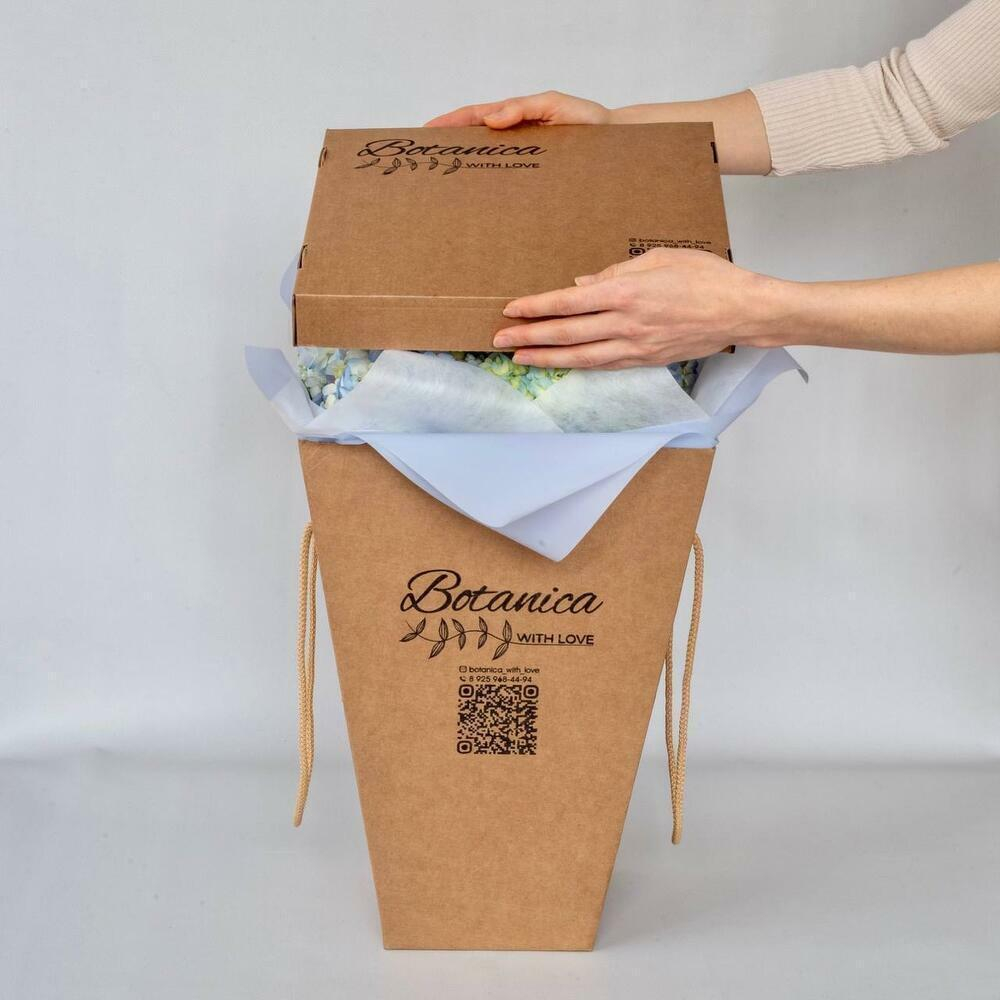 Декоративная ёлка из нобилиса с игрушками и хлопком XL.