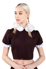 Костюм Русская школьница - верх (Размер: 40) (Цвет: коричневый)
