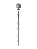 Саморез Daxmer 4,2х75 с прессшайбой острый белый цинк (1кг - 180 шт)