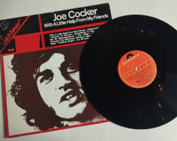 Винтажная виниловая пластинка LP Joe Cocker With A Little Help From My Friends (Italy 1980)