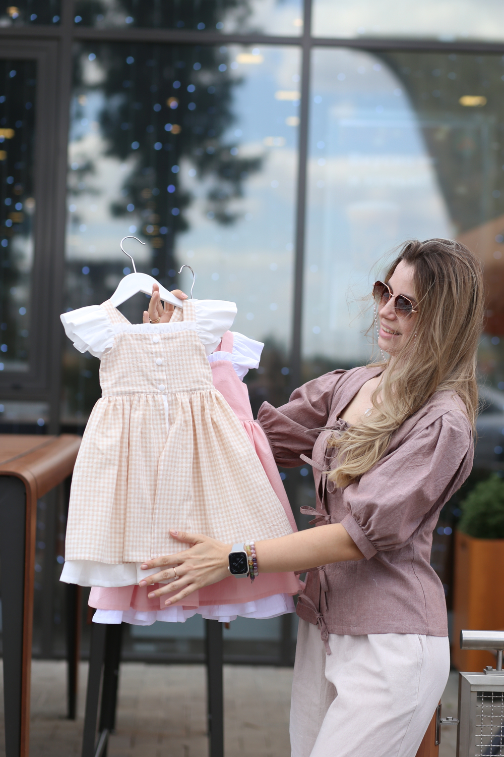 Сарафан из батиста с подьюбником