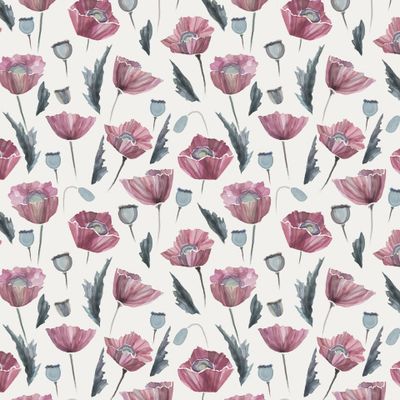 Маки на бежевом