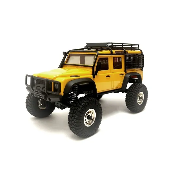 Радиоуправляемый краулер Remo Hobby OFF-ROAD (желтый) 4WD 2.4G 1/18 RTR