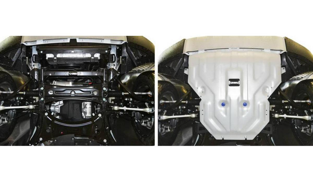 Защита картера Rival для BMW X3 F25 (V - 2.0) (xDrive20i, xDrive28i) 2010-2017/BMW X3 F25 (V - 2.0D) (xDrive20d) 2010-2017/BMW X3 F25 (V - 3.0D) (xDrive30d) 2010-2017/BMW X4 F26 (V - 2.0) (xDrive28i) 2014-2018/BMW X4 F26 (V - 3.0D) (xDrive30d) 2014-2018, штампованная, алюминий 4 мм, с крепежом, 333.0506.2