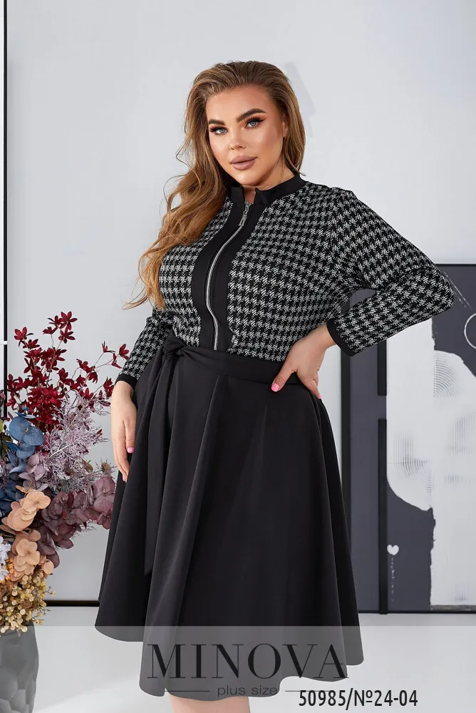 Платье 24-04-черный Minova