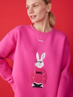 СВИТШОТ ЗАЙКА COOL FUCHSIA