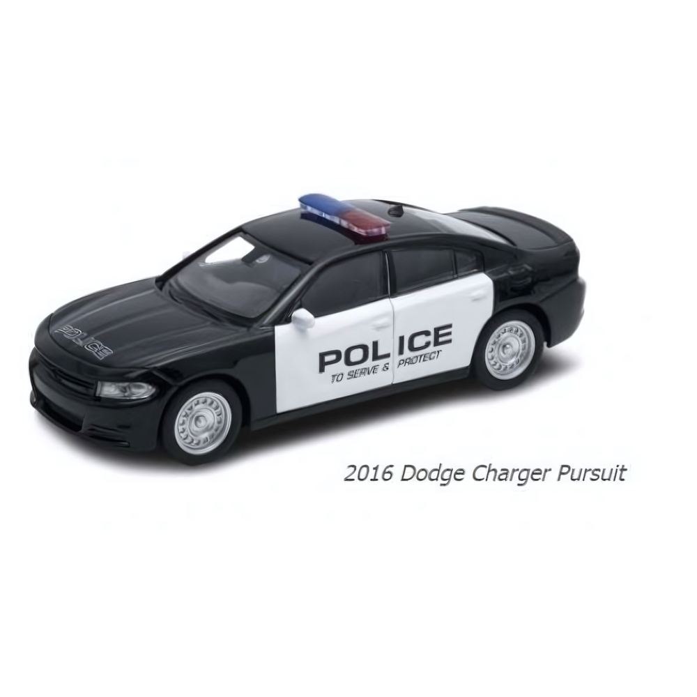 Модель ин. мет. 4.75" "2016 Dodge Charger r/t" открыв. двери 43742P-D (Kinsmart)