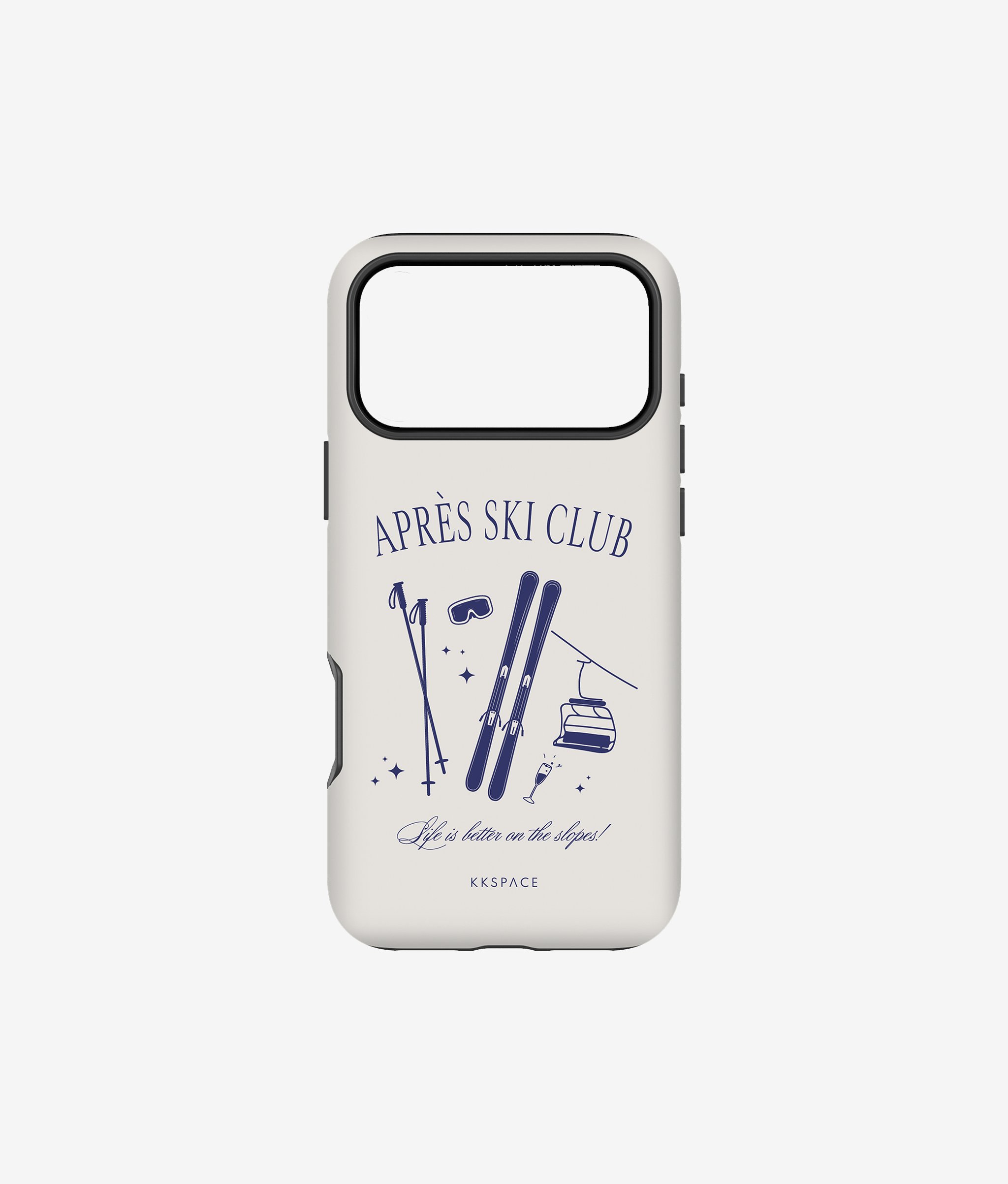 Чехол SKI CLUB (синий) для iPhone