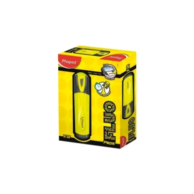 Маркер текст. Maped 5.0 Fluo Peps желтый линия 1-5 мм, 742534