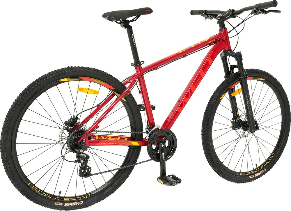 Велосипед Welt Ridge 2.0 HD 27 2022 Dark Red (дюйм:18)