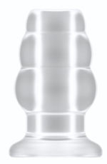 Прозрачная анальная пробка с тоннелем №49 Small Hollow Tunnel Butt Plug 3 Inch - 7,7 см. (Цвет: прозрачный)