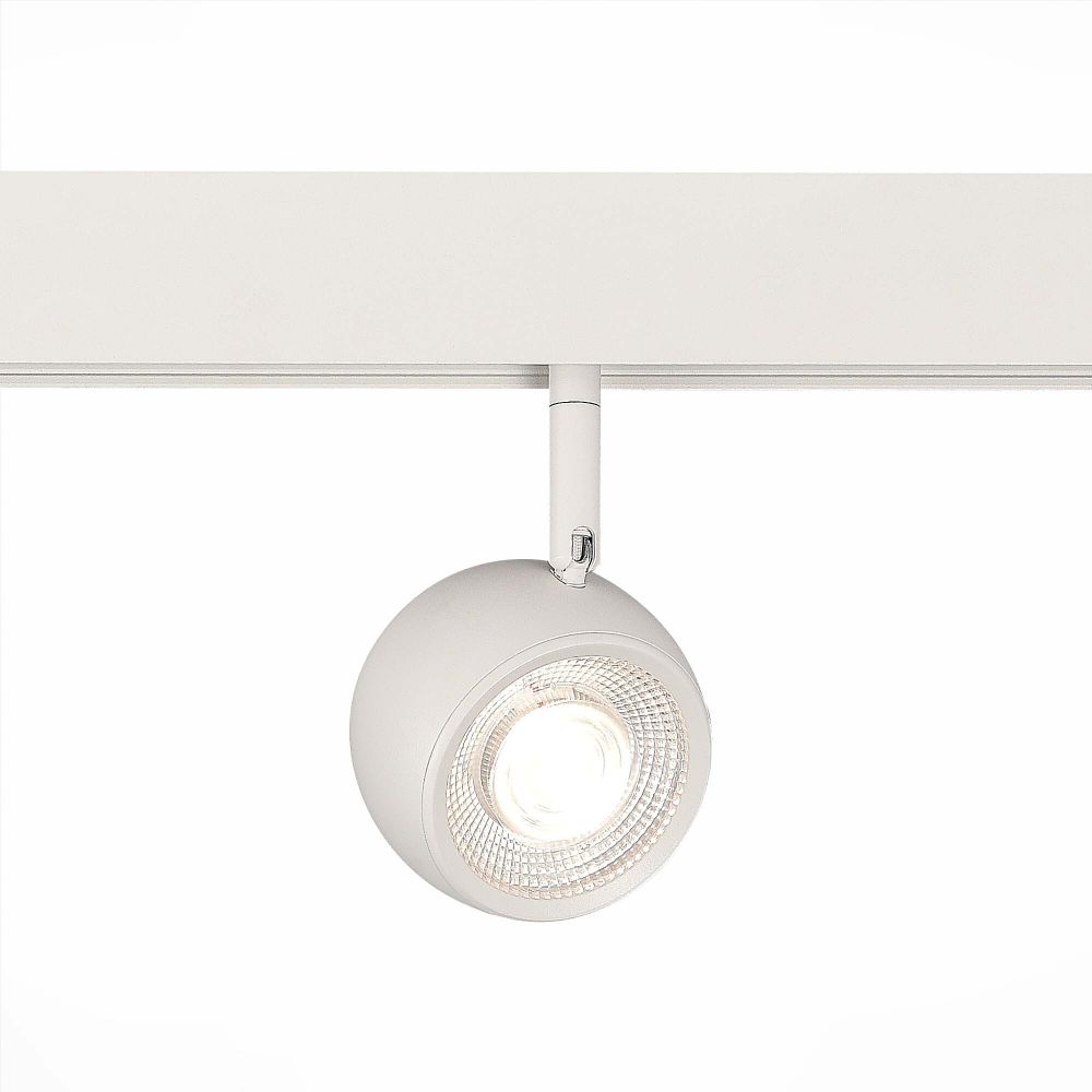 ST355.546.10 Магнитный трековый светильник Белый LED 1*10W 4000K 470Lm Ra&amp;gt;80 36° IP20 L120xW50xH176 48V SKYLINE 48
