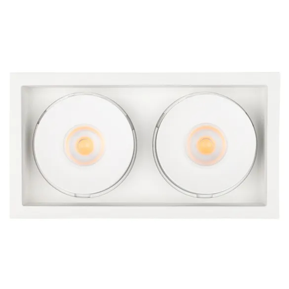 Светильник CL-SIMPLE-S148x80-2x9W Day4000 (WH, 45 deg) (Arlight, IP20 Металл, 3 года) 028150