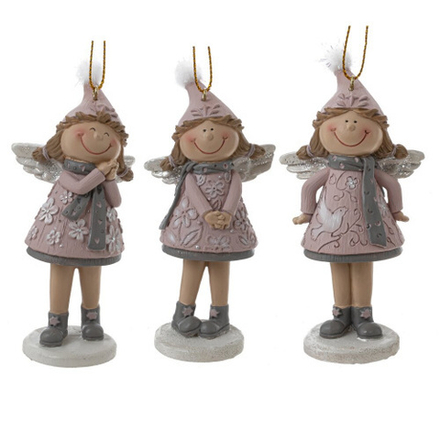 812429 Изделие подвесное "Девочка-Ангел" 5*3,5*10,5см