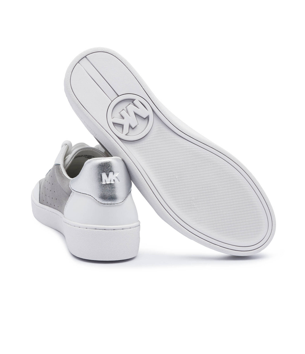 Кожаные кроссовки scotty Michael Kors - серебряный(43S4SCFS1M)