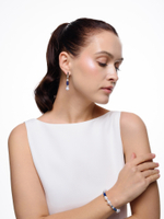 Браслет "Pearl charm" Blue Silver