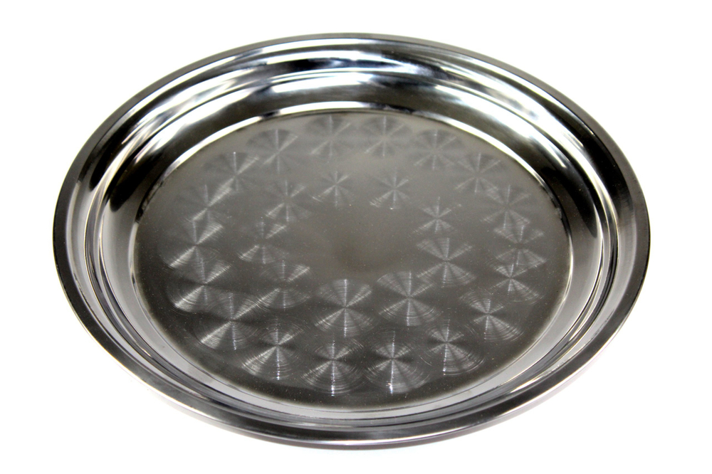 Поднос круглый нерж 50 см