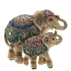 GAEM Фигурка декоративная "Слоны", L13,5 W8,5 H12 см