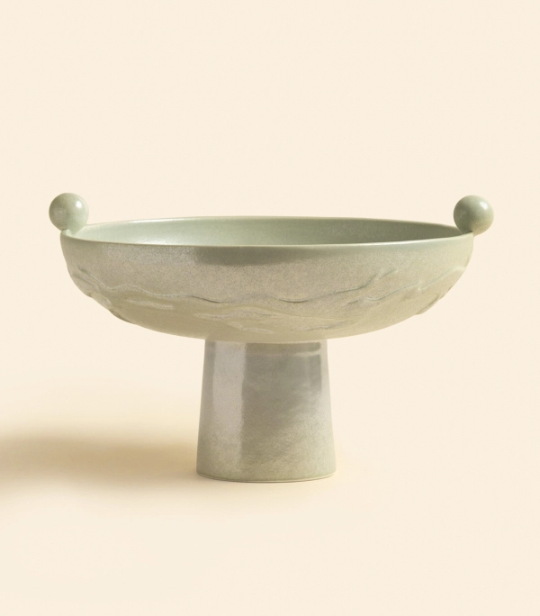 Ваза — Круговорот, серебристая | Собой