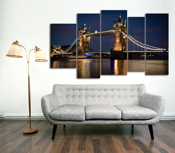 Модульная картина "Мост в Лондоне"