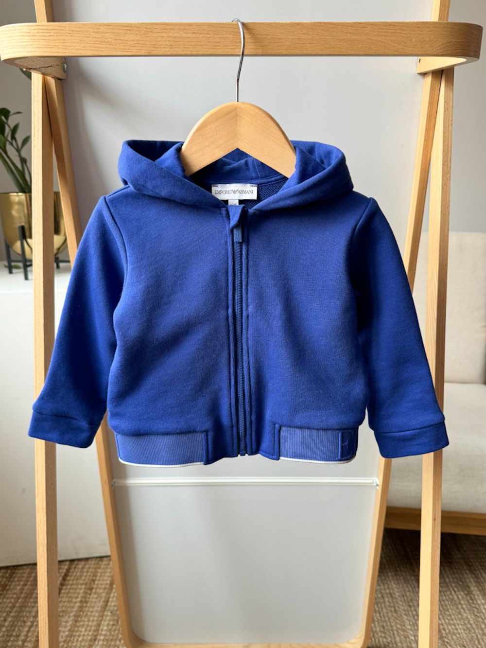 Хлопковая толстовка Emporio Armani, 74