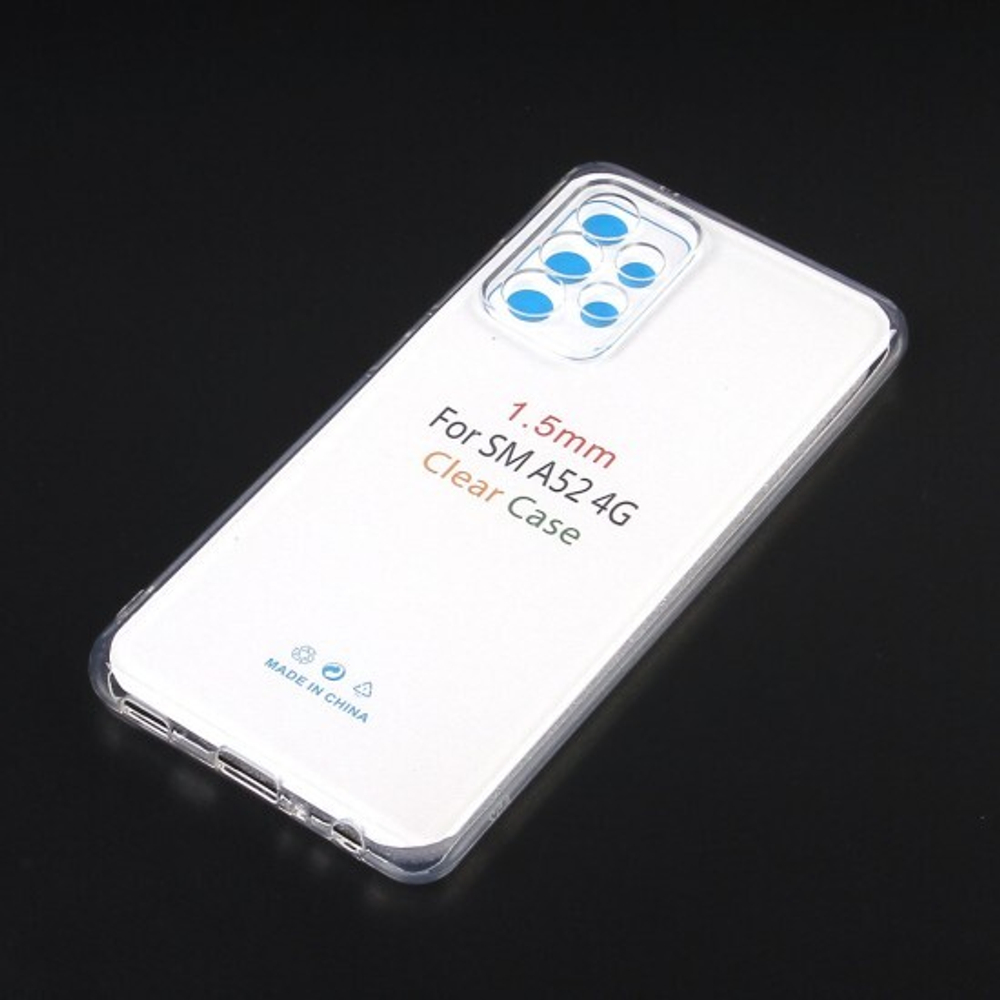 Чехол для Samsung Galaxy A52 5G, силиконовый, 1,5 мм, 012633 Прозрачный