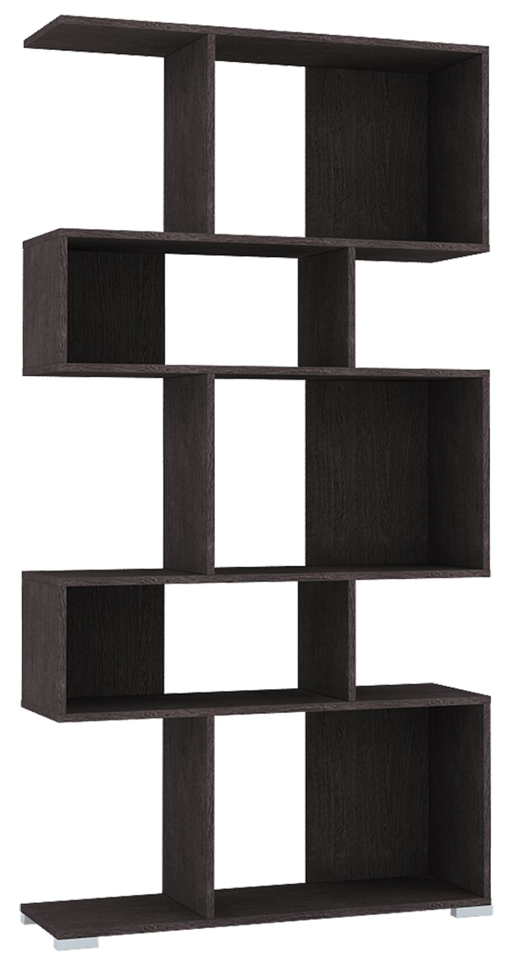 Стеллаж "Касия 4" (венге), ЛДСП, Комфорт-S