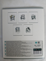 Тетради 48 листа А5+.  "ИМБА-Леди", общая, клетка. Формат А5+ (163*203 мм). Арт.120022. С полями. Комплект 5 шт.