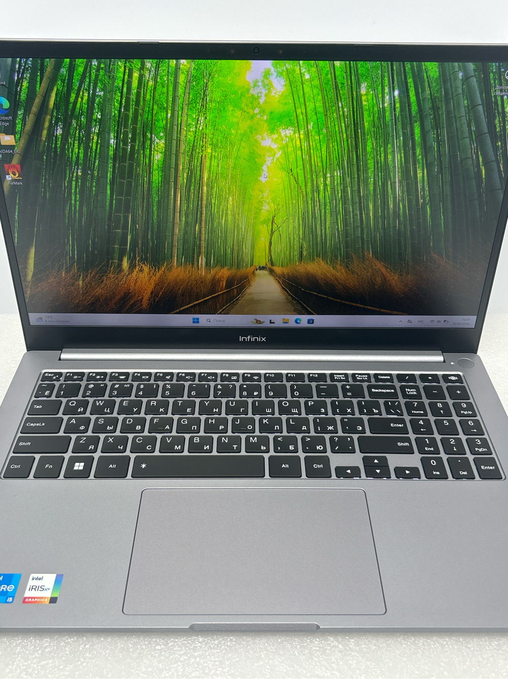 Ноутбук Infinix InBook Y3H Plus 15.6"/Intel Core i5-12450H/RAM 16GB/SSD 512/Intel UHD Graphics/1920x1080/IPS/Windows 11/Подсветка - кл:LED/серебристый. Состояние: B1